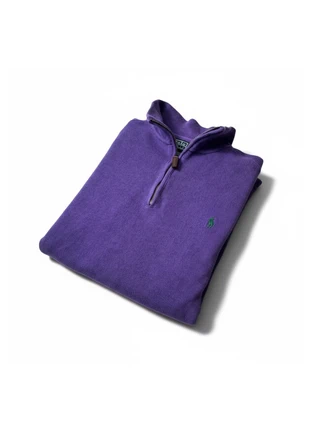 1/4 Zip Ralph Lauren mauve logo brodé (L Homme), marke: Ralph Lauren, zustand: Sehr gut, größe: L, 35,00 €, 37,45 € inklusive Vinted-Käuferschutz
