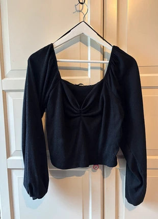 Zwarte top met hart hals, marque: Costes, état: Bon état, taille: XL / 42 / 14, 5,00 €, 5,95 € Protection acheteurs incluse