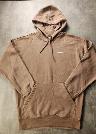 Sweat à capuche Adidas marron logo Trefoil 3 bandes - Taille S, brand: adidas, condizioni: Ottime, taglia: S, €20.00, €21.70 include la Protezione acquisti