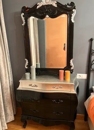 Elegante Espejo de Madera de caoba, (Restaurado) pintada a mano, marca: Made In Italy, estado: Nuevo sin etiquetas, 14,00 €, 15,40 € Protección al comprador incluida