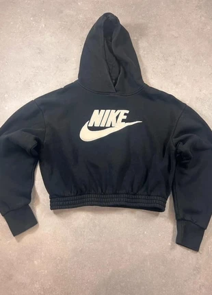Sweat court à capuche Nike noir logo brodé – Taille XS – Très bon état, brand: Nike, condition: Very good, size: XS / 34 / 6, €17.00, €18.55 includes Buyer Protection
