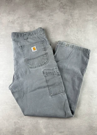 Pantalon carhartt cargo workwear baggy gris vintage - Taille 36x30, marque: Carhartt, état: Très bon état, taille: W36 | FR 46, 19,00 €, 20,65 € Protection acheteurs (Pro) incluse