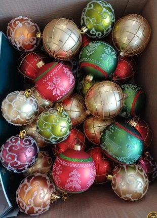 Lot 32 Boules de Noël Variées, brand: Noël, condition: Very good, €17.00, €18.55 includes Buyer Protection