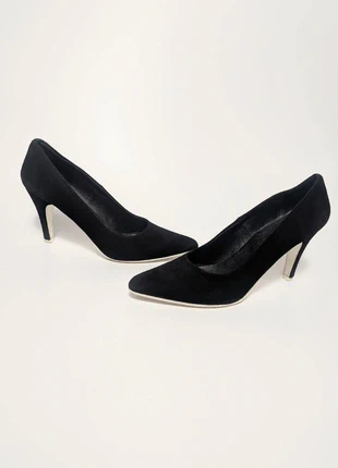 Chaussures à talons Sanbru en cuir extérieur daim - Noir - Taille 41 - Très bon état, marque: Sanbru, état: Très bon état, taille: 41, 14,90 €, 16,35 € Protection acheteurs incluse