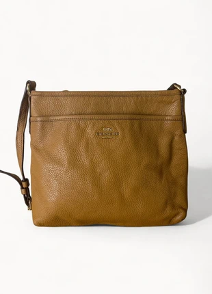 Coach | Sac à bandoulière en cuir marron, brand: Coach, condition: Very good, €25.00, €26.95 includes Buyer Protection Pro