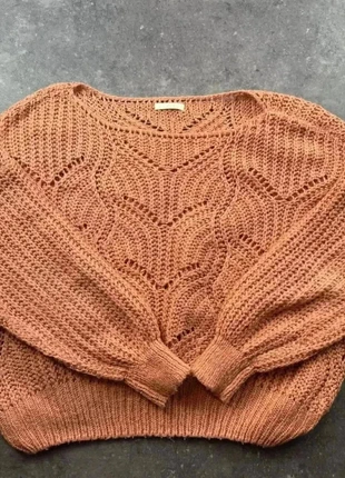 Pull Lili & Lala Maille Ajourée Col Bateau Rouille Terracotta Ample T. Unique, marque: Lili & Lala, état: Très bon état, taille: Taille unique, 14,90 €, 16,35 € Protection acheteurs incluse