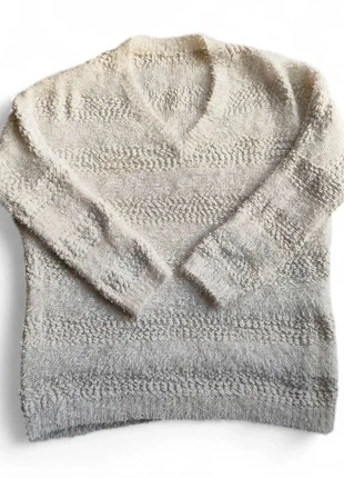 Pull texturé blanc femme – coupe loose – effet bouclette, état: Très bon état, taille: M / 38 / 10, 5,60 €, 6,58 € Protection acheteurs (Pro) incluse