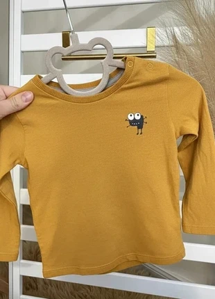 T-shirt jaune Cool Club Smyk, sweat-shirt jaune moutarde 100 % coton, marke: Cool Club, zustand: Sehr gut, größe: 18–24 Monate / 86, 3,00 €, 3,85 € inklusive Vinted-Käuferschutz