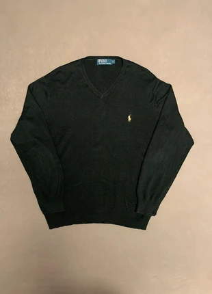 Polo Ralph Lauren V-Neck Knit Sweater | Schwarz | M, marque: Ralph Lauren, état: Bon état, taille: M, 28,00 €, 30,10 € Protection acheteurs incluse