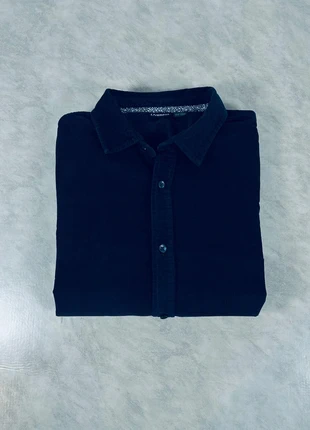 Chemise / Surchemise vintage velours bleu marine – Homme L – style rétro chic Code 046N, marque: Vintage Dressing, état: Très bon état, taille: L, 20,00 €, 21,70 € Protection acheteurs (Pro) incluse