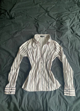 Cute 2000s striped blouse, merk: Vintage Dressing, staat: Goed, maat: M / 38 / 10, € 22,00, € 23,80 inclusief Kopersbescherming