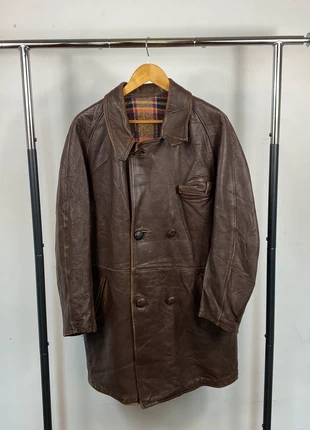 vintage leather coat, brand: Vintage Dressing, condizioni: Buone, taglia: L, €25.00, €26.95 include la Protezione acquisti
