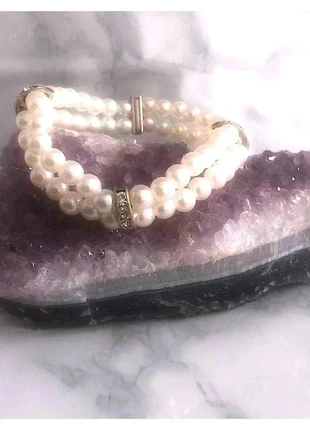 Pulsera elástica con perlas sintéticas · estilo vintage, merk: Local, staat: Nieuw zonder prijskaartje, € 3,95, € 4,85 inclusief Kopersbescherming