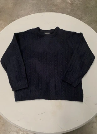 Pull torsadé tricot knit Industrial noir 50% laine XL, marque: International, état: Très bon état, taille: XL, 6,00 €, 7,00 € Protection acheteurs (Pro) incluse