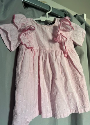 Robe rose avec trait doré, marque: In Extenso, état: Très bon état, taille: 9-12 mois / 74 cm, 4,00 €, 4,90 € Protection acheteurs incluse