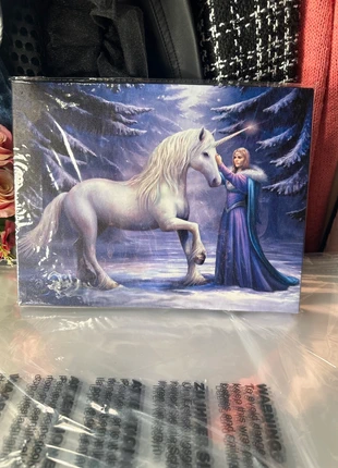 Anne Stokes ‘Unicorn & Maiden’ Canvas (10” x 7.5”), brand: Spirit of Equinox, condition: New without tags, £5.00, £5.95 includes Buyer Protection