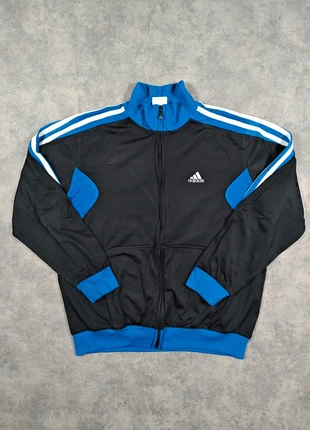 Veste de survêtement noire et bleue homme Adidas taille XS, brand: adidas, condition: Very good, size: XS, €14.90, €16.35 includes Buyer Protection
