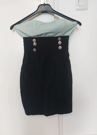 Mini strapples jurk groen/zwart Tally Weijl, marque: Tally Weijl, état: Bon état, taille: S / 36 / 8, 2,50 €, 3,33 € Protection acheteurs incluse