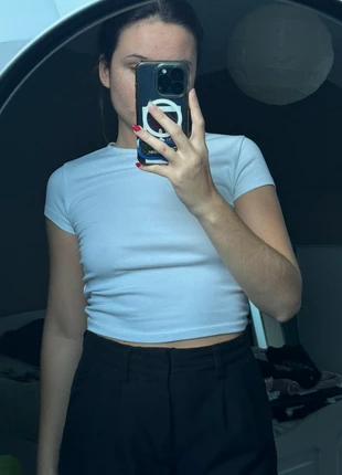 Crop top bershka blanc, marque: Bershka, état: Très bon état, taille: M / 38 / 10, 2,00 €, 2,80 € Protection acheteurs incluse