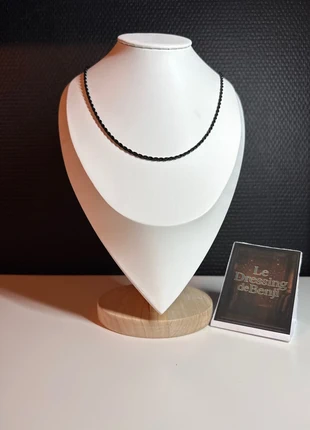 Magnifique Collier torsadé en acier inoxydable de 60cm, brand: Unique, condition: New without tags, €6.99, €8.04 includes Buyer Protection