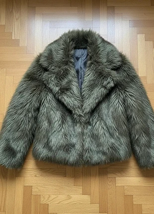 Manteau fausse fourrure femme hiver automne chic col rabattu doux durable tendance mode, brand: Vintage Dressing, condition: Very good, size: S / 36 / 8, €59.99, €63.69 includes Buyer Protection