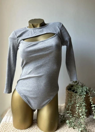 Body gris côtelé Jennyfer – Très bon état – Taille L, brand: Jennyfer, condition: Very good, size: L / 40 / 12, €8.00, €9.10 includes Buyer Protection
