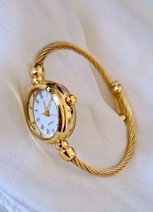 Montre vintage Quartz Doré, brand: Quartz, condizioni: Nuovo con cartellino, taglia: Fino a 30 mm, €6.00, €7.00 include la Protezione acquisti Pro
