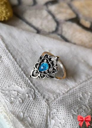Jolie bague argentée avec turquoise 🪭 Neuve 🪭 Modèle Blason 🪭🪭, marca: Turquoise, estado: Nuevo con etiquetas, tamaño: 14,5 mm Ø / 5, 9,50 €, 10,68 € Protección al comprador Pro incluida