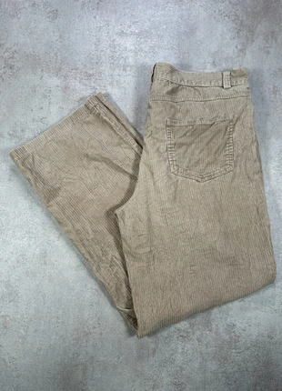 Pantalon Vintage En Velours Côtelé / Corduroy Merros taupe clair ample côtelé taille XXL, merk: Vintage Dressing, staat: Heel goed, maat: W36 | FR 46, € 20,00, € 21,70 inclusief Kopersbescherming Pro