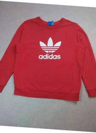 Sweat Adidas Originals | Rouge vif logo Trefoil blanc | XL Femme, brand: adidas, condition: Very good, size: XL / 42 / 14, €20.00, €21.70 includes Buyer Protection Pro
