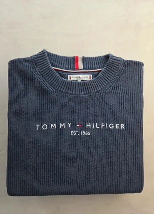 tommy hilfiger sweat bleu marine logo brodé 176 col rond tricolore y2k, brand: Tommy Hilfiger, condizioni: Ottime, taglia: S / IT 40 / EU 36, €23.00, €24.85 include la Protezione acquisti