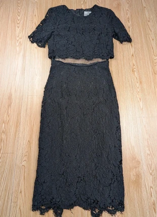Robe longue noire dentelle ASOS taille 36 très bon état #447, marke: ASOS, zustand: Sehr gut, größe: S / 36 / 8, 10,00 €, 11,20 € beinhaltet Vinted-Käuferschutz Pro
