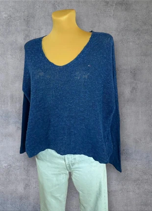 Pull col rond bleu marine Tommy Hilfiger logo brodé | Taille M | pf176, merk: Tommy Hilfiger, staat: Heel goed, maat: M / 38 / 10, € 11,00, € 12,25 inclusief Kopersbescherming Pro