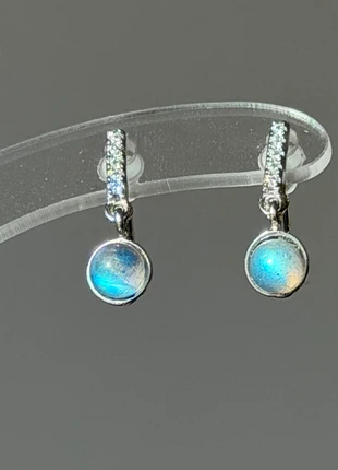 Labradorite – boucles d’oreilles argentées, brand: labradorite, condition: Very good, €12.90, €14.25 includes Buyer Protection Pro