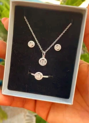 Jolie parure 3pièces en argent Sterling 925, marque: 925, état: Neuf sans étiquette, 12,00 €, 13,30 € Protection acheteurs incluse