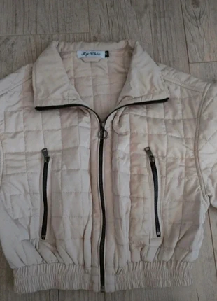 Veste crème, merk: My Chic, staat: Nieuw zonder prijskaartje, maat: M / 38 / 10, € 5,50, € 6,48 inclusief Kopersbescherming