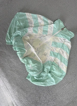 Vintage Puma track jacket 90s | Mint green - Cream - White | Oversized & Cropped Style | M, marque: Puma, état: Très bon état, taille: M, 28,00 €, 30,10 € Protection acheteurs incluse