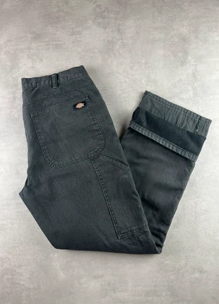 Pantalon dickies single knee quilted doublée workwear baggy noir vintage - Taille 34x30, marque: Dickies, état: Très bon état, taille: W34 | FR 44, 29,00 €, 31,15 € Protection acheteurs (Pro) incluse