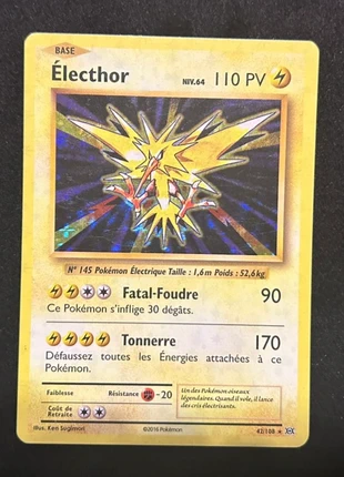 électhor holo FR EX 42/108, marke: Pokémon, zustand: Gut, 9,99 €, 11,19 € inklusive Vinted-Käuferschutz