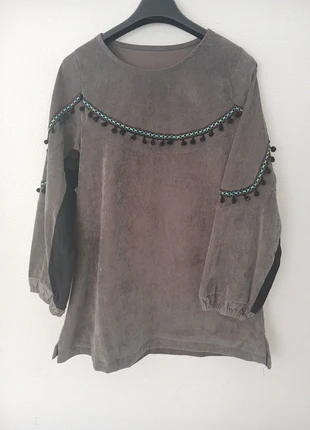 Haut velour style bohème, marque: Mango, état: Très bon état, taille: M / 38 / 10, 5,00 €, 5,95 € Protection acheteurs incluse