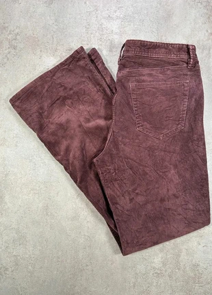 Pantalon Vintage En Velours Côtelé / Corduroy eddie bauer corduroy maroon wide taille 10, merk: Vintage Dressing, staat: Heel goed, maat: L / 40 / 12, € 10,00, € 11,20 inclusief Kopersbescherming Pro