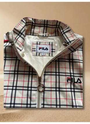 Giacca tuta FILA taglia S donna check panna quadri rossi e neri, marca: FILA, estado: Muito bom, tamanho: S / 36 / 8, €29.00, €31.15 inclui Proteção do Comprador