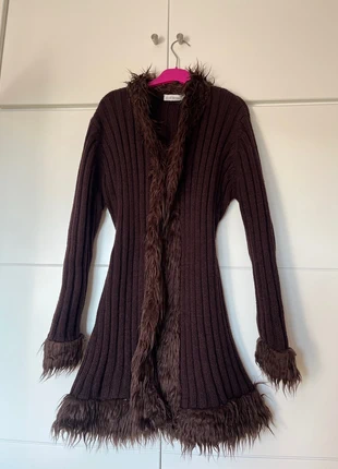 Whimsigoth furry cárdigan/coat, marque: JUST WOMAN, état: Très bon état, taille: M / 38 / 10, 17,00 €, 18,55 € Protection acheteurs incluse