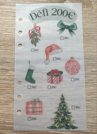 Défi budgétaire Noël A6, condizioni: Nuovo con cartellino, €1.90, €2.70 include la Protezione acquisti Pro