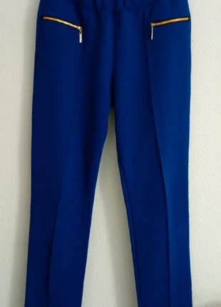 Pantalón azul elástico M/L, marque: Local, état: Très bon état, taille: L / 40 / 12, 4,00 €, 4,90 € Protection acheteurs incluse