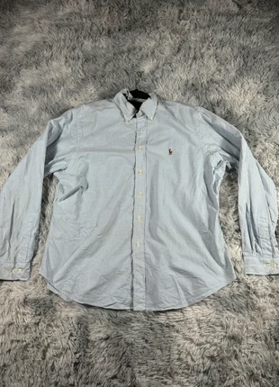 Chemise Polo Ralph Lauren homme XL rayée bleu classic fit, marque: Ralph Lauren, état: Très bon état, taille: XL, 32,00 €, 34,30 € Protection acheteurs incluse