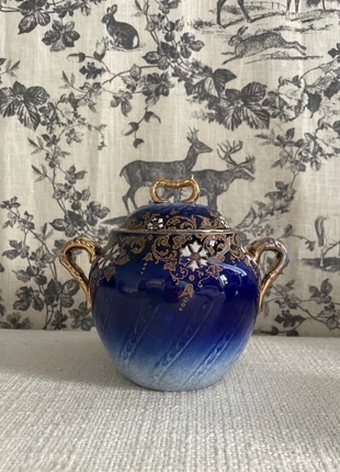 Sucrier ancien Luneville rehaussé d’email, merk: KG Luneville, staat: Goed, € 22,00, € 23,80 inclusief Kopersbescherming Pro