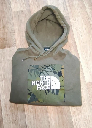 The North Face - Sweat à capuche Kaki 🎅 Idéal cadeau de Noël !, marque: The North Face, état: Très bon état, taille: L, 28,00 €, 30,10 € Protection acheteurs (Pro) incluse
