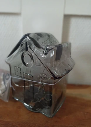 Décoration de Noël maison en verre led noir neuf, brand: Action, condition: New with tags, €6.50, €7.53 includes Buyer Protection