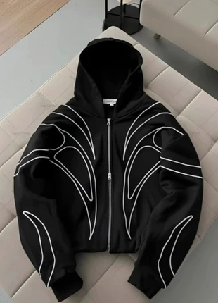 Hoodie zip felpa y2k opium vintage dressing streetwear, marque: y2k, état: Neuf sans étiquette, taille: M, 35,00 €, 37,45 € Protection acheteurs incluse